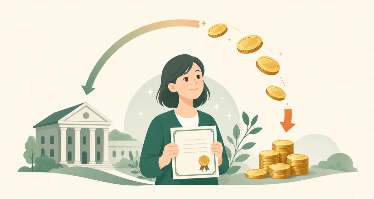 給付金対象の学習イメージ(編集部作成イラスト)